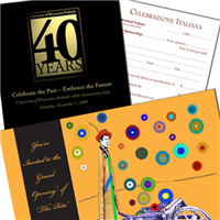 5 x 7 Cards (Invitation) and 4.25 x 5.5 Cards (Reply)