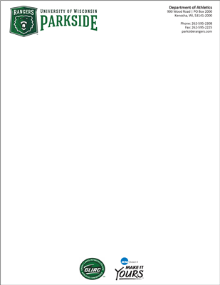 Athletics Letterhead